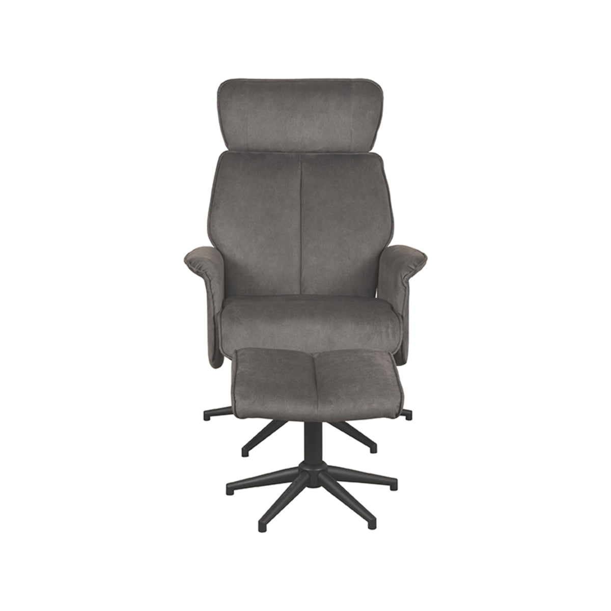 LABEL51 Fauteuil Verdal – Luxe Comfort met Hocker – Stijlvol Ontwerp